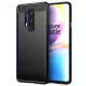 Techsuit - Carbon szilikon tok - OnePlus 8 Pro - Fekete