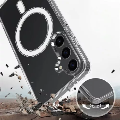 Techsuit - MagSafe Pro tok - Samsung Galaxy S25 Plus - Átlátszó