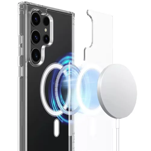 Techsuit - MagSafe Pro tok - Samsung Galaxy S25 Ultra - Átlátszó