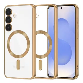   Techsuit - Luxury Crystal MagSafe - Samsung Galaxy S25 - Gold
