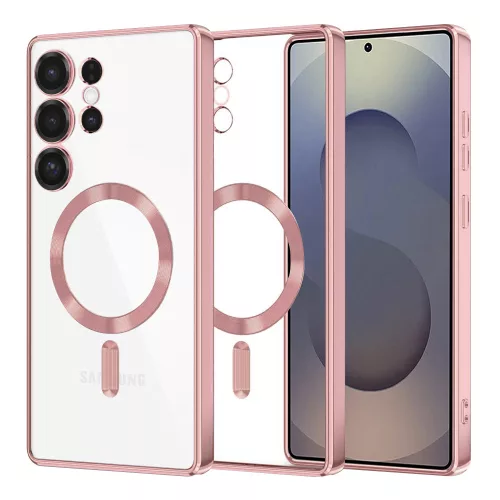 Techsuit - Luxury Crystal MagSafe - Samsung Galaxy S25 Ultra - Pink