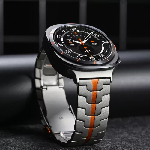 Techsuit - Watchband (W063) - Samsung Galaxy Watch Ultra 47mm / Watch Ultra 2 - Silvery