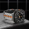 Techsuit - Watchband (W063) - Samsung Galaxy Watch Ultra 47mm / Watch Ultra 2 - Titanium Orange