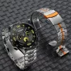Techsuit - Watchband 22mm (W063) - Huawei Watch GT 2 (46mm)/GT 2 Pro/GT 3 Pro (46mm)/Ultimate/Xiaomi Watch S1 - Silvery