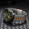 Techsuit - Watchband 22mm (W063) - Huawei Watch GT 2 (46mm)/GT 2 Pro/GT 3 Pro (46mm)/Ultimate/Xiaomi Watch S1 - Silvery