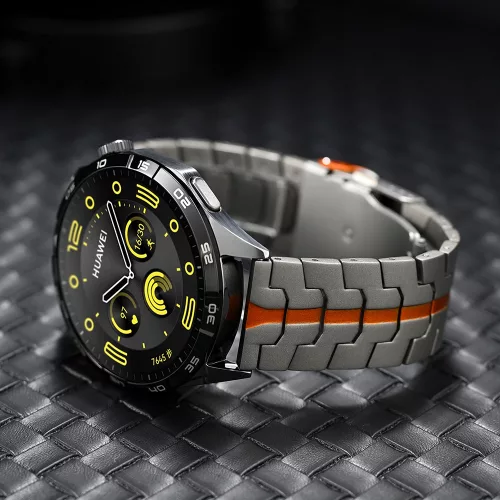 Techsuit - Watchband 22mm (W063) - Huawei Watch GT 2 (46mm)/GT 2 Pro/GT 3 Pro (46mm)/Ultimate/Xiaomi Watch S1 - Silvery