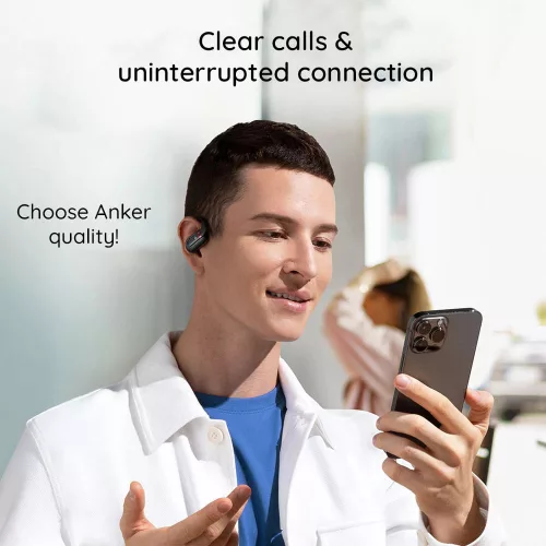 Anker - Vezeték nélküli fülhallgató SoundCore V20i (A3876G21) - Sporthoz, Bluetooth 5.3, IP55 - Fehér