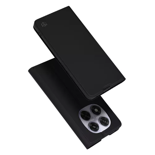 Techsuit - Magskin Book kinyitható tok - Xiaomi Redmi Note 14 Pro 5G / Poco X7 - Fekete