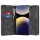 Techsuit - Confy Cover kinyitható tok - Xiaomi Redmi Note 14 Pro 5G / Note 14 Pro+ 5G / Poco X7 - Fekete