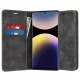 Techsuit - Confy Cover kinyitható tok - Xiaomi Redmi Note 14 Pro 5G / Note 14 Pro+ 5G / Poco X7 - Fekete