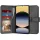 Techsuit - Diary Book kinyitható tok - Xiaomi Redmi Note 14 5G - Fekete