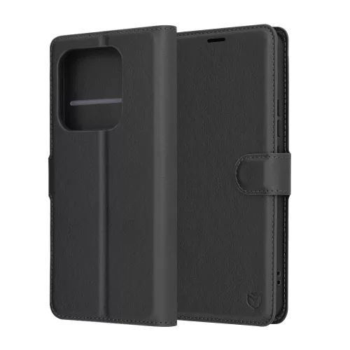 Techsuit - Leather Folio - Xiaomi Redmi Note 14 5G - Black