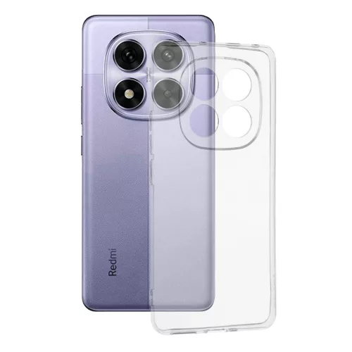 Techsuit - Clear Silicone tok - Xiaomi Redmi Note 14 Pro 5G / Poco X7 - Átlátszó