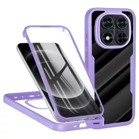   Techsuit - ColorVerse 360 tok kijelzővédővel - Xiaomi Redmi Note 14 Pro 5G / Note 14 Pro+ 5G / Poco X7 - Lila