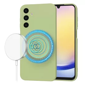   Techsuit - SoftFlex MagSafe tok - Samsung Galaxy A25 5G - Matcha zöld