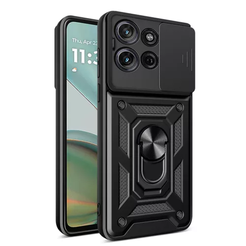 Techsuit - CamShield ütésálló tok - Motorola Moto G75 - Fekete