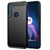 Techsuit - Carbon szilikon tok - Motorola One Fusion Plus - Fekete