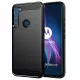 Techsuit - Carbon szilikon tok - Motorola One Fusion Plus - Fekete