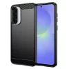 Techsuit - Carbon szilikon tok - Samsung Galaxy A36 5G / A56 5G - Fekete