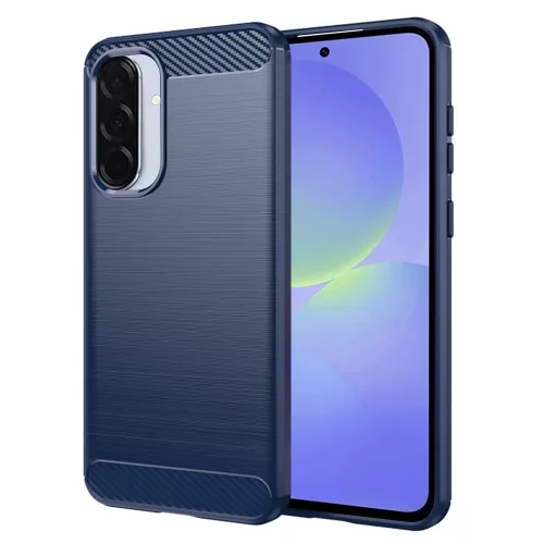 Techsuit - Carbon szilikon tok - Samsung Galaxy A36 5G / A56 5G - Kék