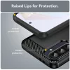 Techsuit - Carbon szilikon tok - Samsung Galaxy A36 5G / A56 5G - Kék