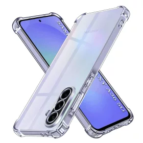   Techsuit - Shockproof Átlátszó Ütésálló Szilikon tok - Samsung Galaxy A36 5G - Átlátszó