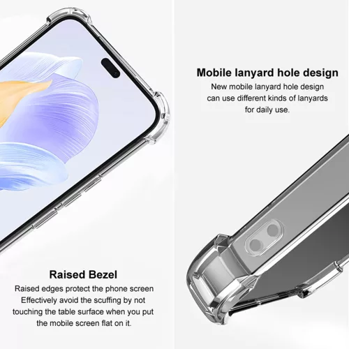 Techsuit - Shockproof Átlátszó Ütésálló Szilikon tok - Samsung Galaxy A36 5G - Átlátszó