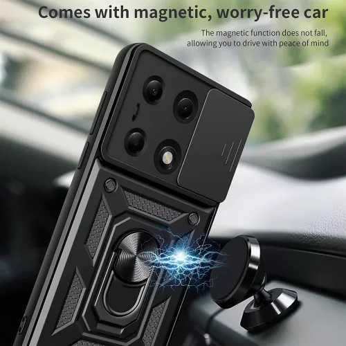 Techsuit - CamShield ütésálló tok - Samsung Galaxy A36 5G - Zöld