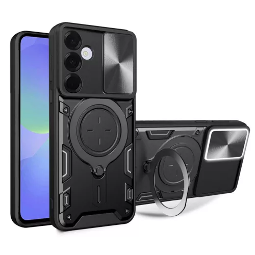 Techsuit - CamGuard Pro ütésálló tok - Samsung Galaxy A36 5G - Fekete