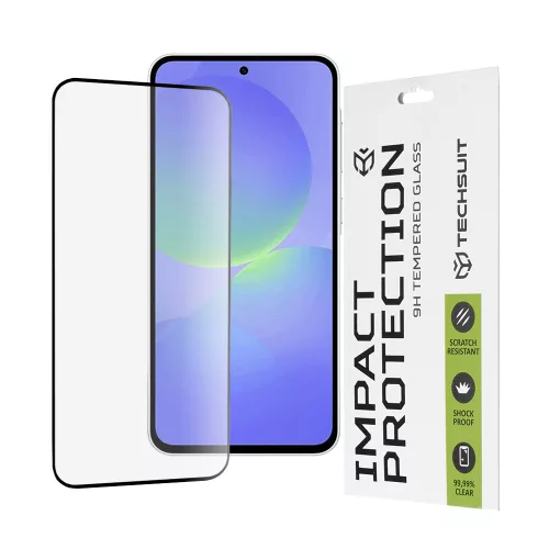 Techsuit - 111D Full Cover / Full Glue Glass - Samsung Galaxy A36 5G / A56 5G - Black