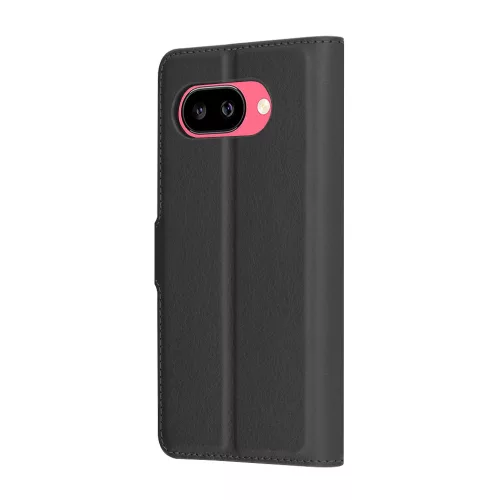 Techsuit - Leather Folio - Google Pixel 9a - Black