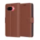 Techsuit - Leather Folio - Google Pixel 9a - Brown