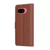 Techsuit - Leather Folio - Google Pixel 9a - Brown