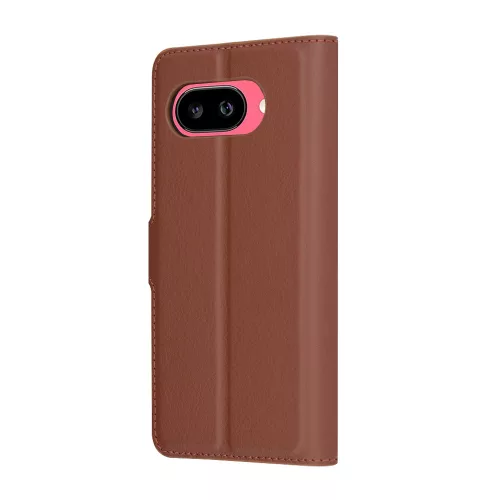 Techsuit - Leather Folio - Google Pixel 9a - Brown