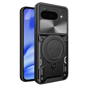   Techsuit - CamGuard Pro ütésálló tok - Google Pixel 9a - Fekete