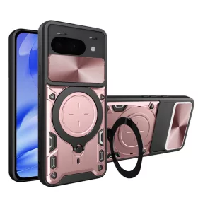   Techsuit - CamGuard Pro ütésálló tok - Google Pixel 9a - Rosegold