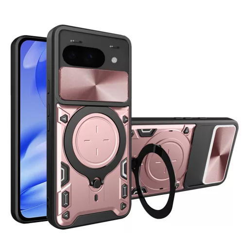 Techsuit - CamGuard Pro ütésálló tok - Google Pixel 9a - Rosegold