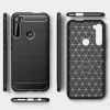 Techsuit - Carbon szilikon tok - Motorola One Fusion Plus - Fekete