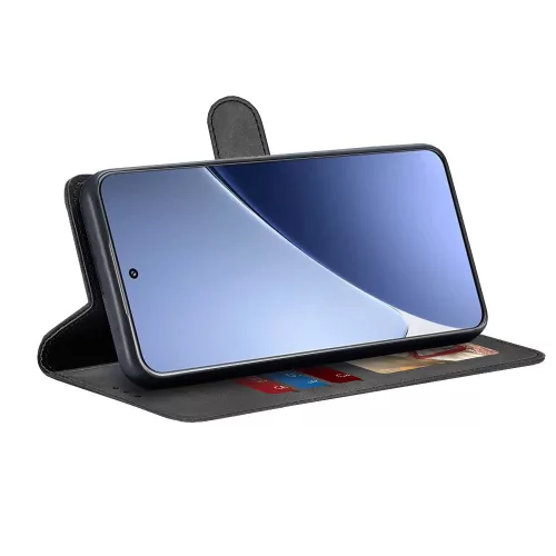 Techsuit - Diary Book kinyitható tok - Xiaomi 15 Pro - Fekete