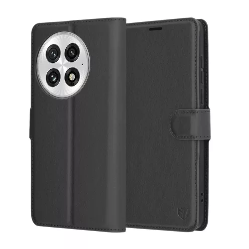 Techsuit - Leather Folio - OnePlus 13 - Black