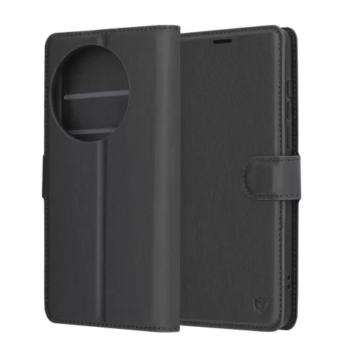 Techsuit - Leather Folio - OnePlus 13 - Black