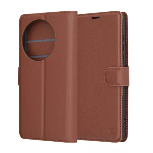 Techsuit - Leather Folio - OnePlus 13 - Brown