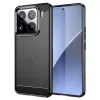 Techsuit - Carbon szilikon tok - Xiaomi 15 Pro - Fekete