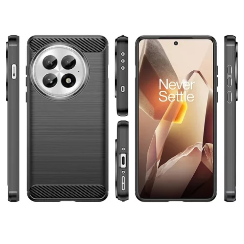 Techsuit - Carbon szilikon tok - OnePlus 13 - Fekete