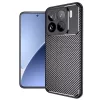 Techsuit - CarbonFiber szilikon tok - Xiaomi 15 Pro - Fekete