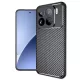 Techsuit - CarbonFiber szilikon tok - Xiaomi 15 Pro - Fekete