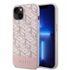 Guess - GCube Csíkos MagSafe (GUHMP14SHGCFSEP) - iPhone 14 - Rózsaszín