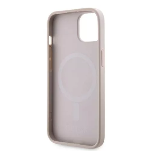 Guess - GCube Csíkos MagSafe (GUHMP14SHGCFSEP) - iPhone 14 - Rózsaszín