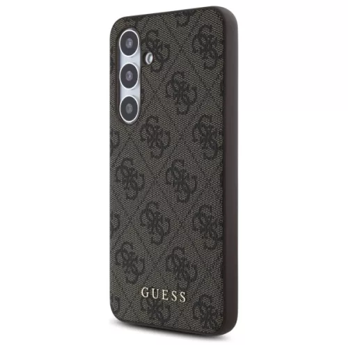 Guess - Keménytok 4G Klasszikus (GUHCS24FEG4GFBR) - Samsung Galaxy S24 FE - Barna