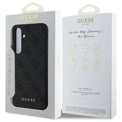 Guess - Keménytok 4G Klasszikus (GUHCS24FEG4GFGR) - Samsung Galaxy S24 FE - Szürke